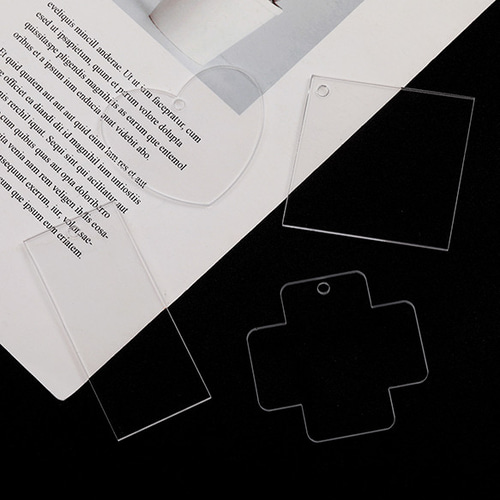 A573-R 12個 アクリル プレートチャーム 推し活アイテム アクリル