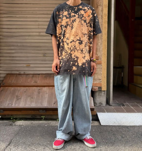 古着 ヴィンテージ vintage Tシャツ ブリーチTシャツ リメイク
