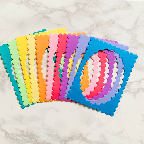 カラフル フォトフレーム 10枚 季節・アルバム制作等 ポストカード