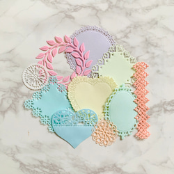 クラフトパンチ ダイカット 葉 リーフ 色々セット 50枚入 グリーン系