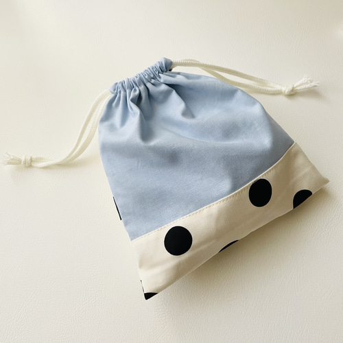 EMIRIYA⭐️グレードット柄⭐️お弁当袋⭐️コップ入れ⭐️巾着 EMIRIYA⭐️グレードット柄⭐️お弁当袋⭐️コップ入れ⭐️巾着