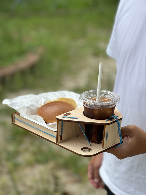 木製アウトドアトレイ　ピクモ/PICMO 7枚目の画像