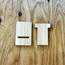 ヒノキの時計（卓上、壁掛け可） 5枚目の画像