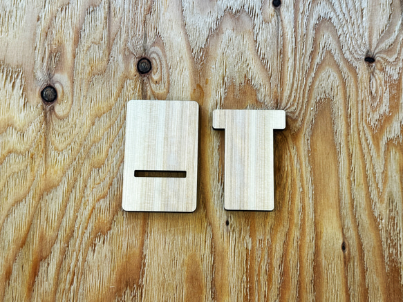 ヒノキの時計（卓上、壁掛け可） 5枚目の画像