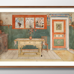 38×46㎝「稲刈り後の田園風景」F8・油彩・原画 絵画 かいがのみせ