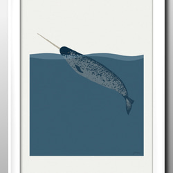 イッカクのパステル画 イッカク」のアイデア 44 件【2025】 | イッカク, クジラの