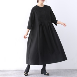 【即納】裾上げ無料♪サイズオーダー可♪全18色　フォーマル　ピンタック　ワンピース（45） 6枚目の画像