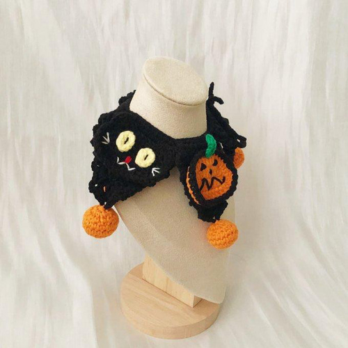 スタイ、ハロウィン限定スイートロリータ(シルバー)わんちゃん猫ちゃん用 スタイ、ハロウィン限定スイートロリータ(シルバー)わんちゃん猫