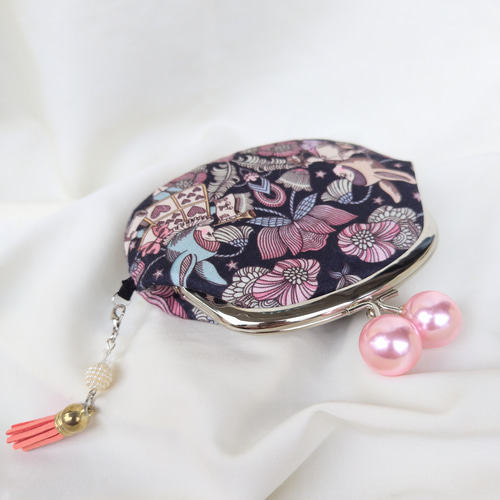 ジョリーフルール☆便利サイズ がま口☆ハンドメイド☆カード類 ジョリーフルール☆便利サイズ がま口☆ハンドメイド☆カード類