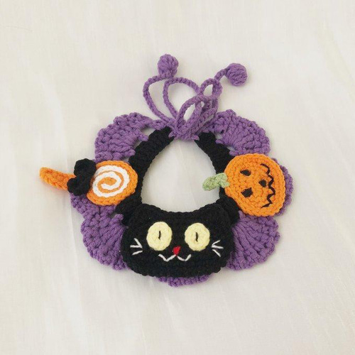 EMY's Gallery 猫襟 ワンちゃん襟 首輪 カギ編み 犬襟 つけ襟