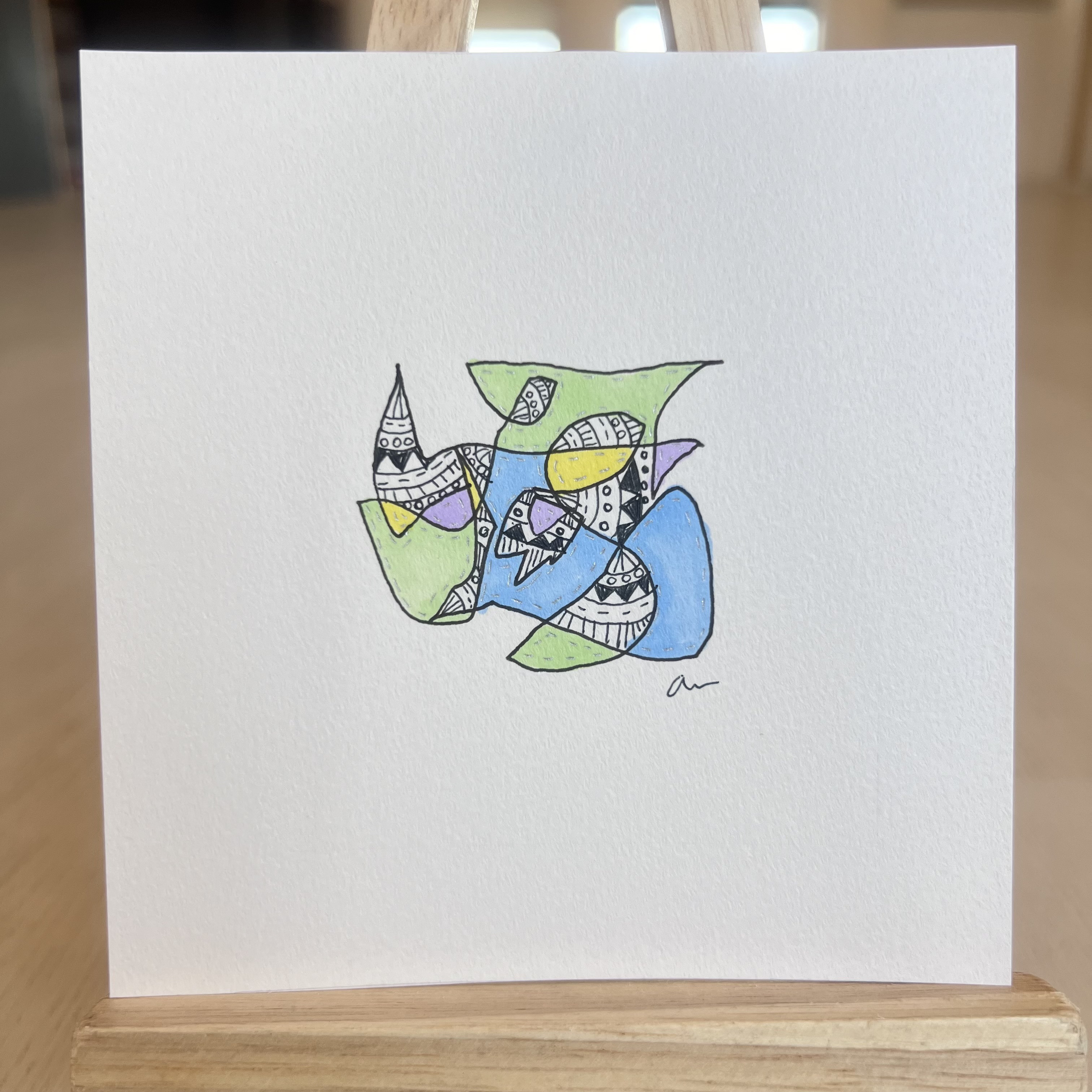 【 原画 1点物 】 世界に1つの抽象画アート   抽象画 現代アート No.11