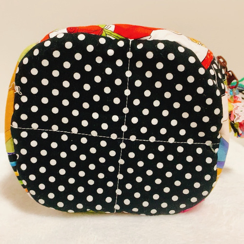 SALE！！一点物 カラフルでオシャレなロラライハリス バニティバッグ