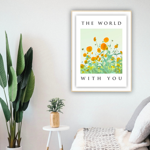 柔らかな雰囲気のボタニカルアート　植物画　ポスター　検）モモナチュラル 新品 大人気商品 柔らかな雰囲気のボタニカルアート 植物画