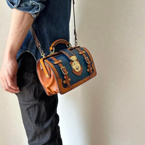 送料無料】 本革 革鞄 ミニ ダレスバッグ その他バッグ ALMA（アルマ