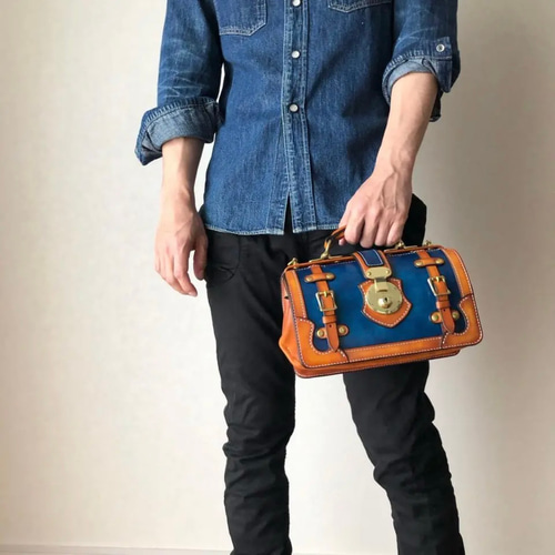 送料無料】 本革 革鞄 ミニ ダレスバッグ その他バッグ ALMA（アルマ