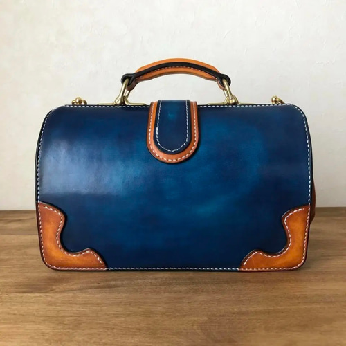 ALMA ミニダレスバッグ クラシカルな革鞄 本革 ミニダレスバッグ 2wayバッグ ALMA