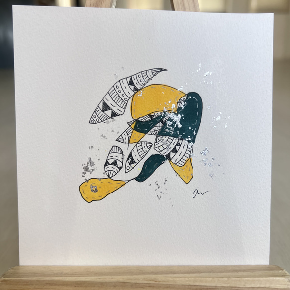 抽象画 絵画 作品名 再出発 斬
