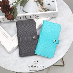 SLY - SLY パイソン スマホケース 4.7インチ 新品未使用未開封 レア商品 パイソンスマホ/全11色】ダイヤモンドパイソンレザーの
