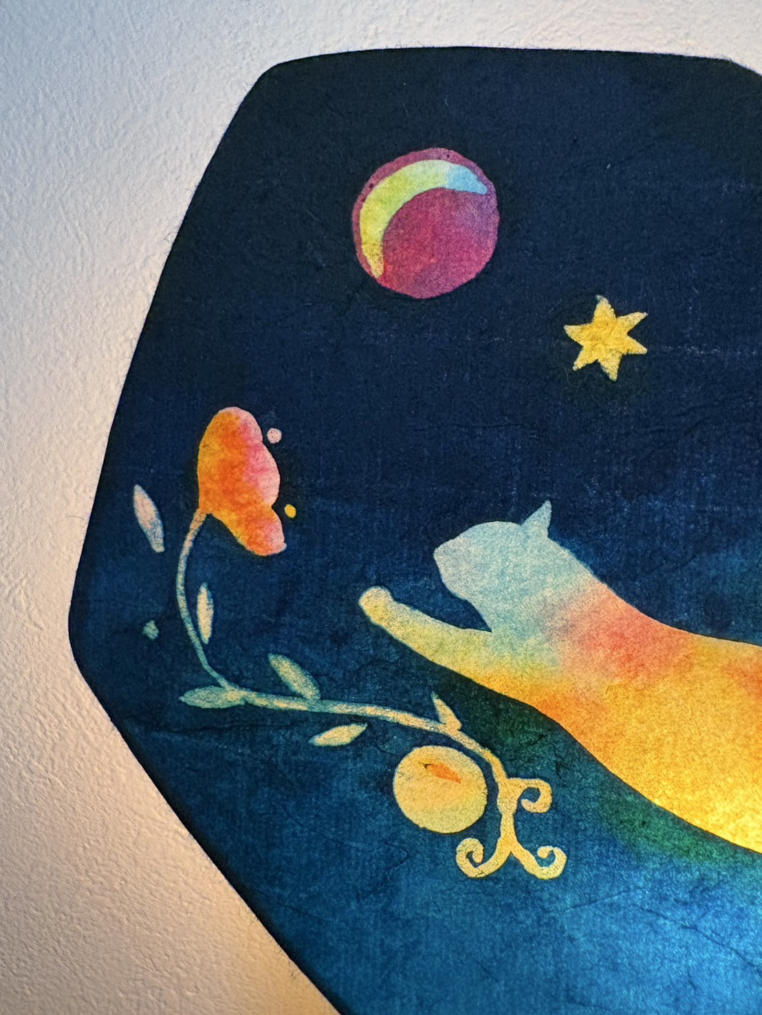 * Night lamp 「 月の船  」