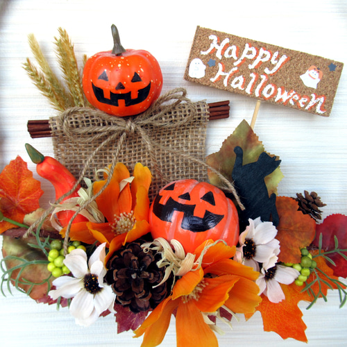 ハロウィンリース飾り 大24-6 リース kisetukazari2 通販 18298461