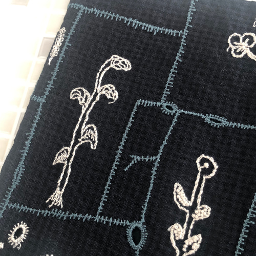 ミナペルホネン ブックカバー 文庫本 garden patchwork mina