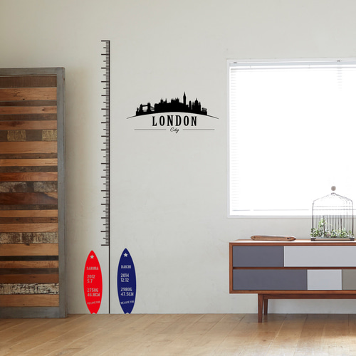 メーター身長計 200cm対応 シンプル s128 雑貨・その他 ハッピー