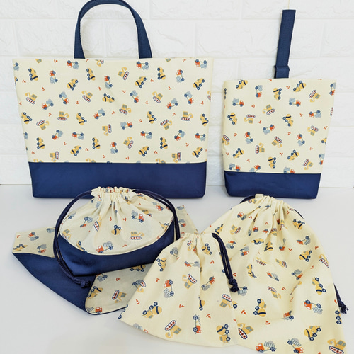 C×6】入園入学 6点セット レッスンバッグ 体操服袋 上靴袋