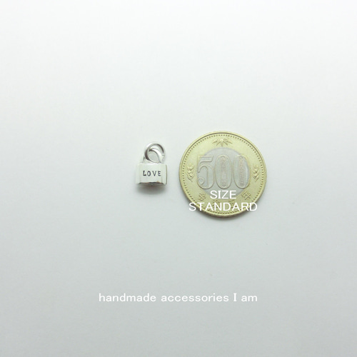 受注生産商品 LOVE スマイル 南京錠ペンダント シルバー925 受注生産商品 LOVE スマイル 南京錠ペンダント シルバー925