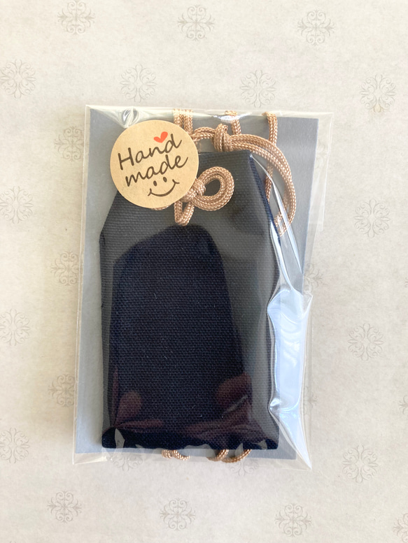お守り袋　Lサイズ　デコレクションズ　首かけタイプ♡ふんわり裏地付き　送料無料 4枚目の画像
