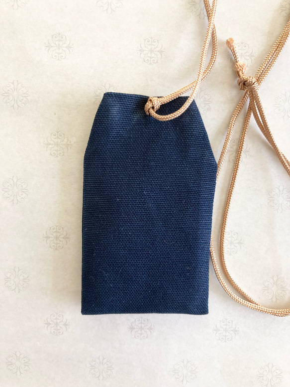 お守り袋　Lサイズ　デコレクションズ　首かけタイプ♡ふんわり裏地付き　送料無料 2枚目の画像