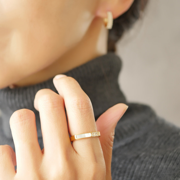 シェルスクエアリング 6枚目の画像