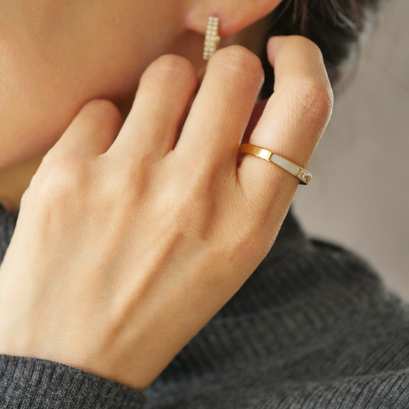 シェルスクエアリング 8枚目の画像