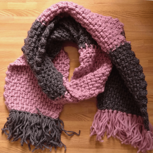 LOCALLYハンドメイド マフラー STYLEBLOCK マフラー ストール ワッフル編みマフラー レディース