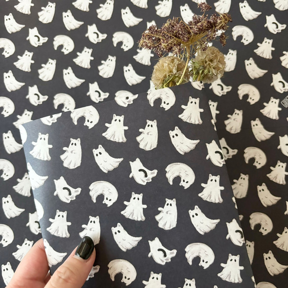 GHOST CATS ラッピングペーパー 1枚目の画像