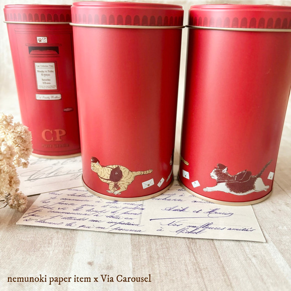 猫たちの郵便局　ポスト缶セット 5枚目の画像