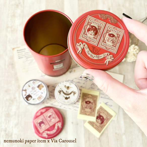 猫たちの郵便局　ポスト缶セット 3枚目の画像