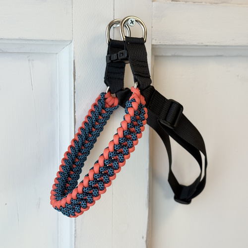 ハーネス サンク編み】抜けにくい 選べるカラー パラコード サイズ