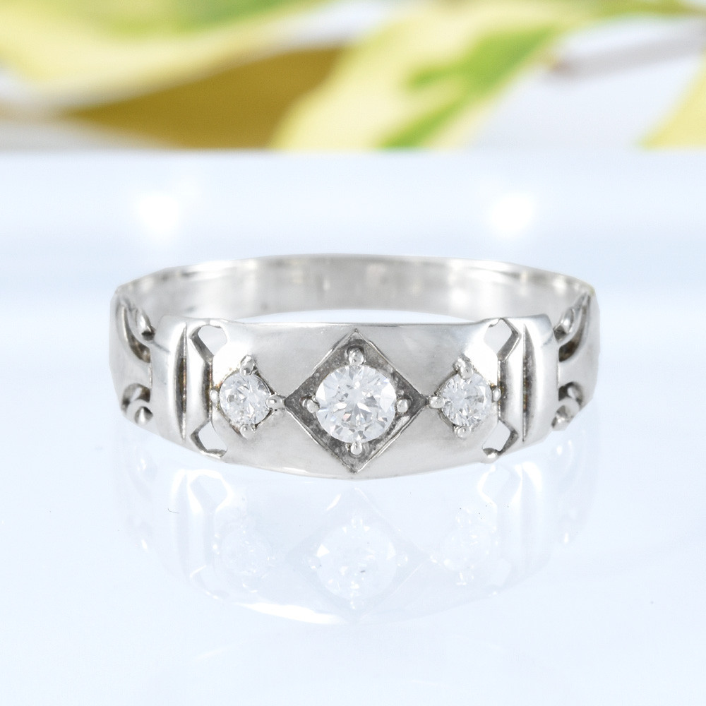 SV925 キュービックジルコニア リング シルバー CG029CIBS