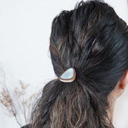 TH-90 美濃燒原廠瓷磚髮帶【背面皮革加工】 第5張的照片