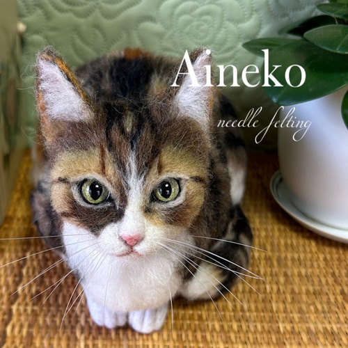ウチの子オーダー005【あいねこ羊毛フェルト】リアル そっくり 愛猫