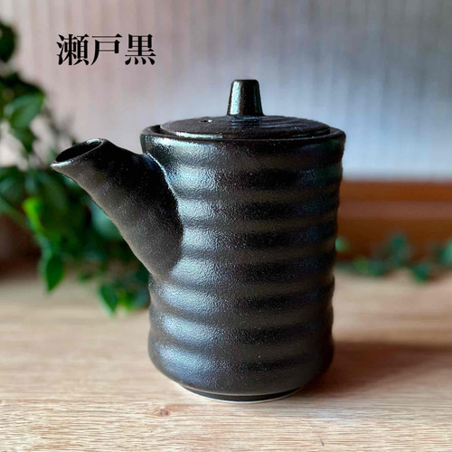 麦山窯】ろくべ型 筒型 出汁入れ (400cc) 醤油差し bakuzangama