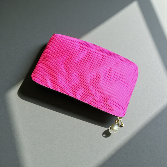 ☆ネオンピンクメッシュ☆マルチポーチ ポーチ ROYFA.co 通販 18299811