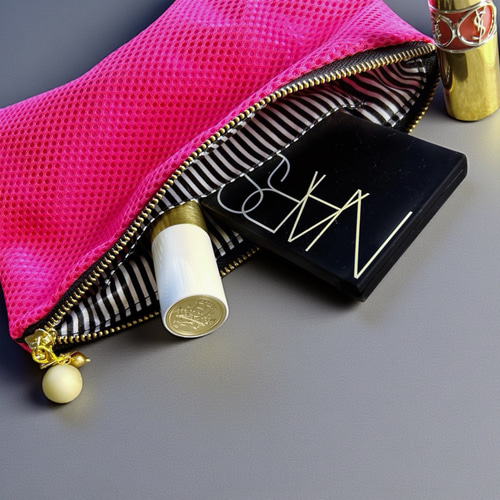 ☆ネオンピンクメッシュ☆マルチポーチ ポーチ ROYFA.co 通販 18299811