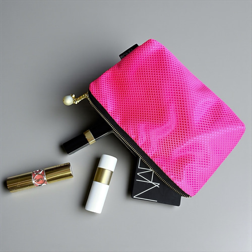 ☆ネオンピンクメッシュ☆マルチポーチ ポーチ ROYFA.co 通販 18299811
