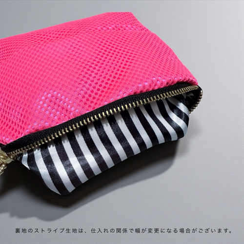☆ネオンピンクメッシュ☆マルチポーチ ポーチ ROYFA.co 通販 18299811