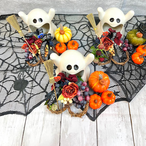 怖かわいいハロウィン飾りのオバケちゃん 3タイプ その他インテリア