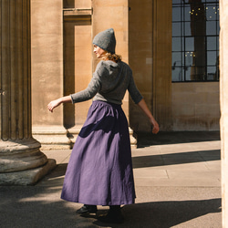 紫（パープル） ロングスカート（マキシ丈） のおすすめ人気通販