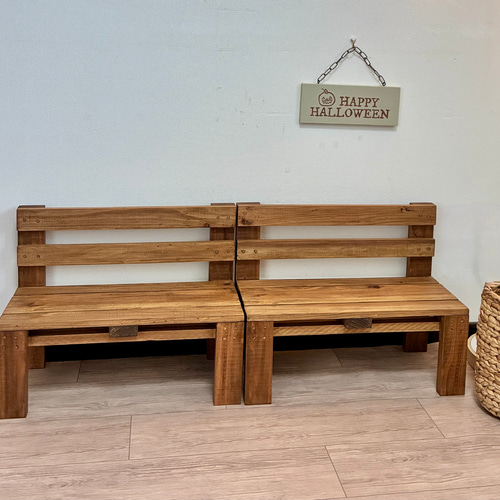 送料込み】ミニベンチ 木目調 キッズベンチ 子供用ベンチ ソファ