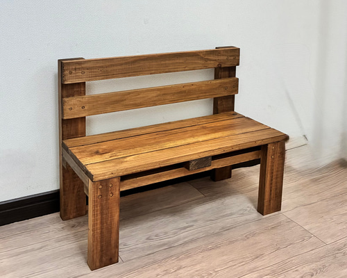 送料込み】ミニベンチ 木目調 キッズベンチ 子供用ベンチ ソファ