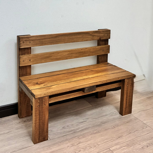 送料込み】ミニベンチ 木目調 キッズベンチ 子供用ベンチ ソファ